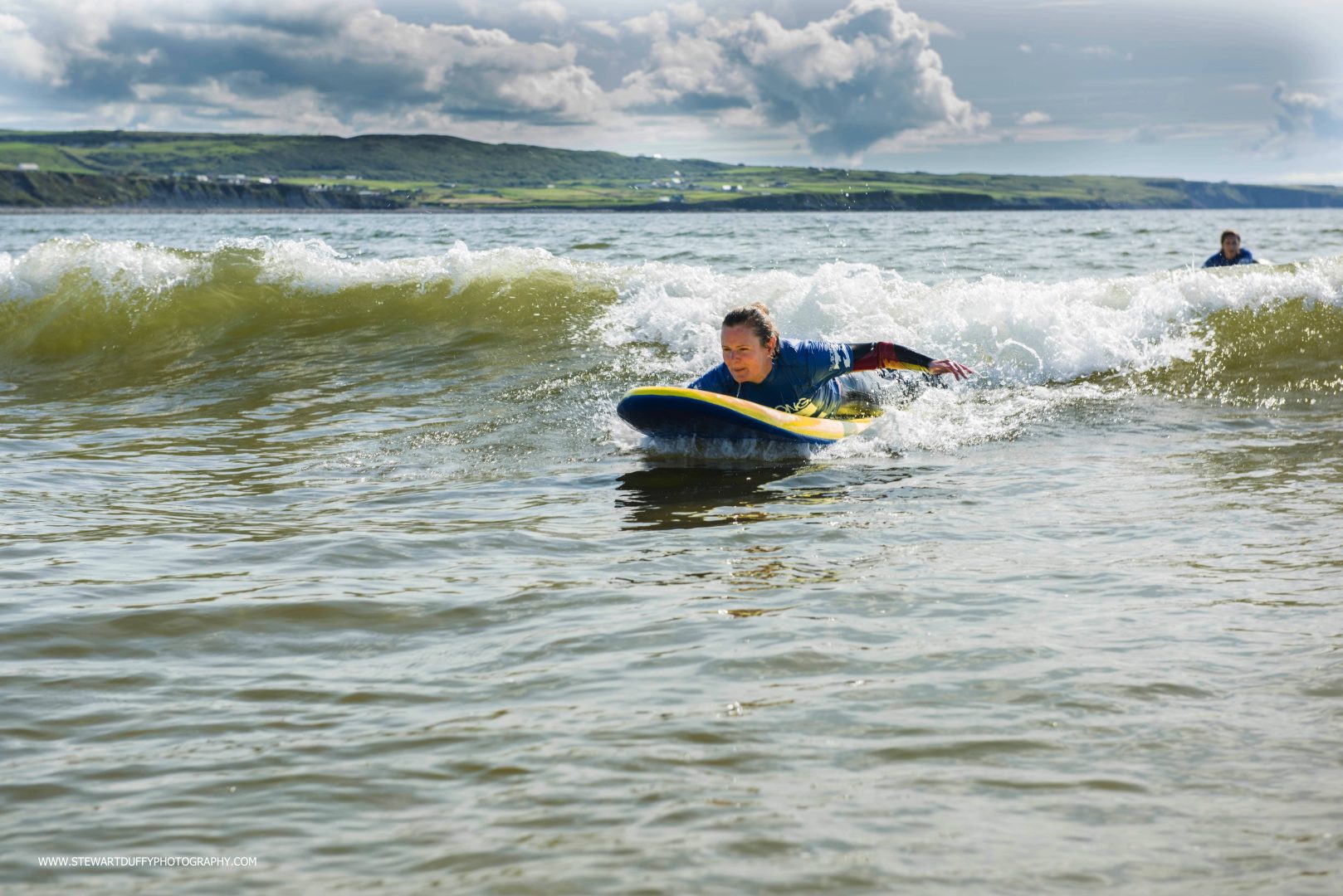 surfing in Lahinch