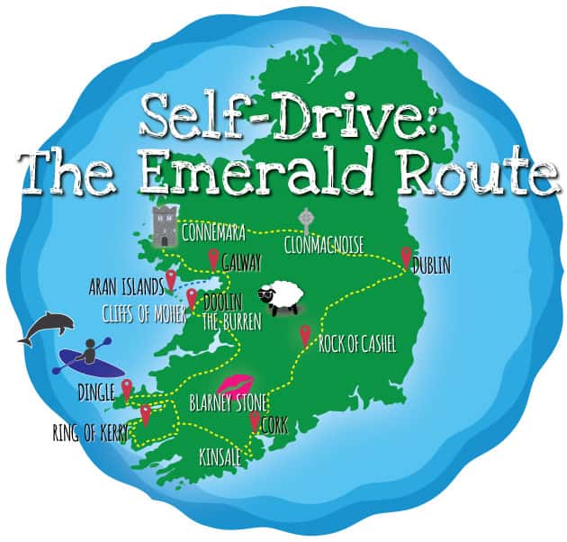 The Emerald Route 7-Day Tour of Ireland