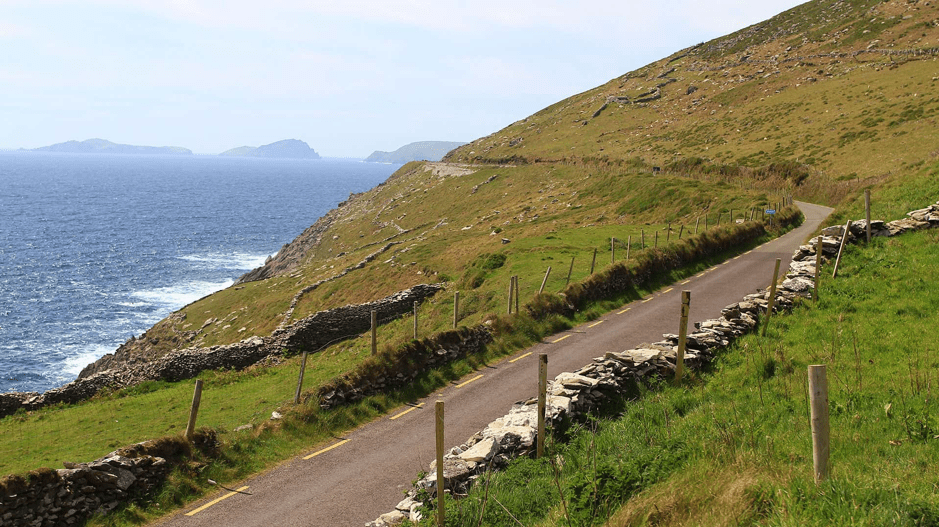 Coastal Road in Ireland