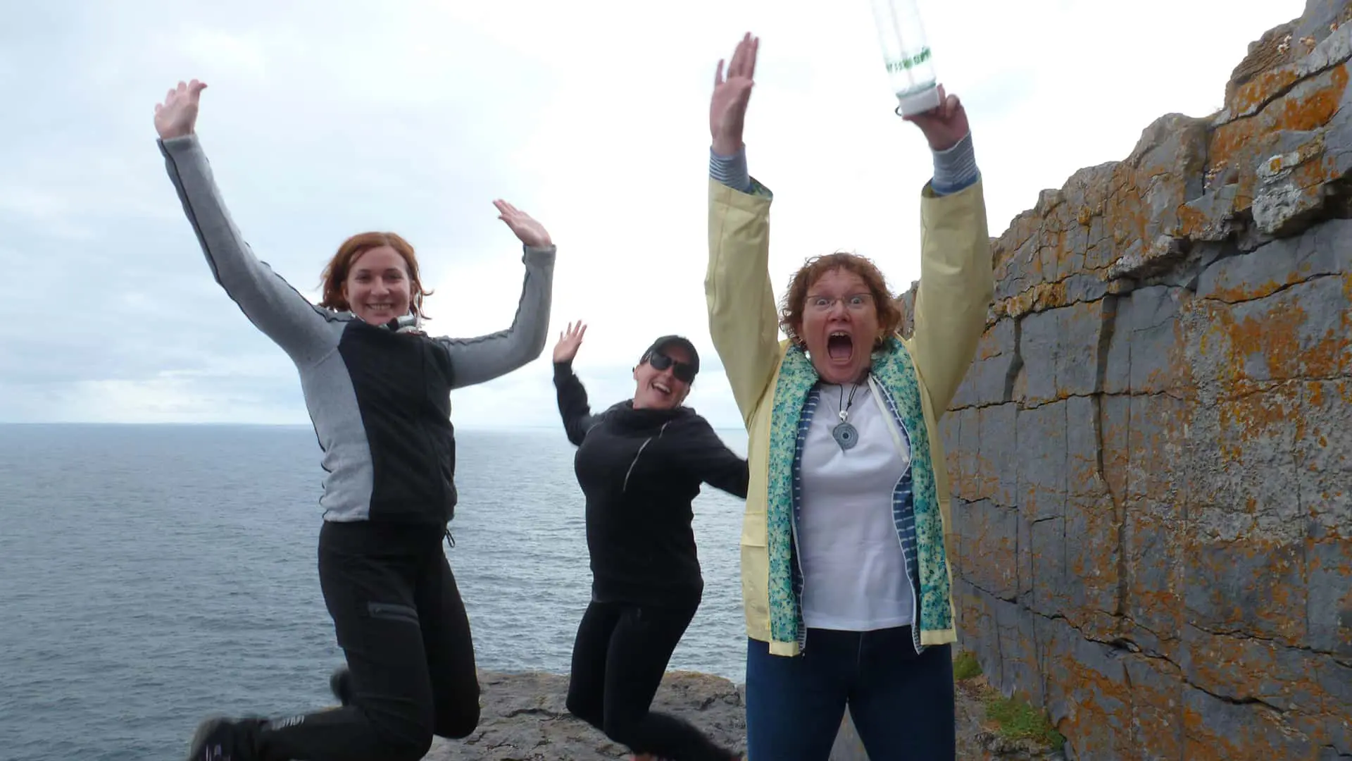 Marie and Ladies Jumping Photo