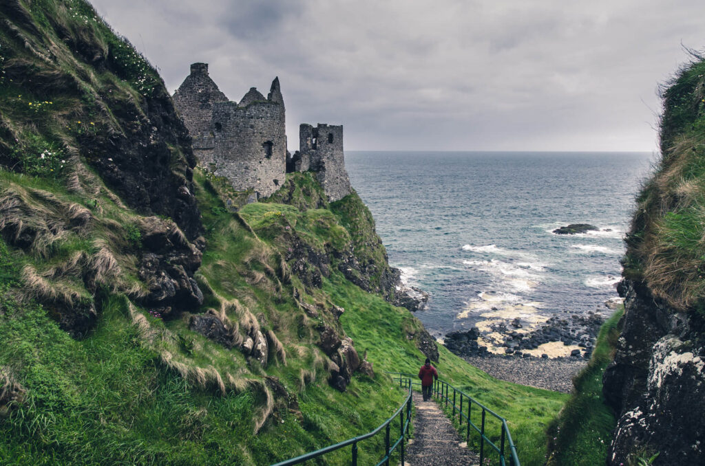 Medieval castle on Ireland’s coast 