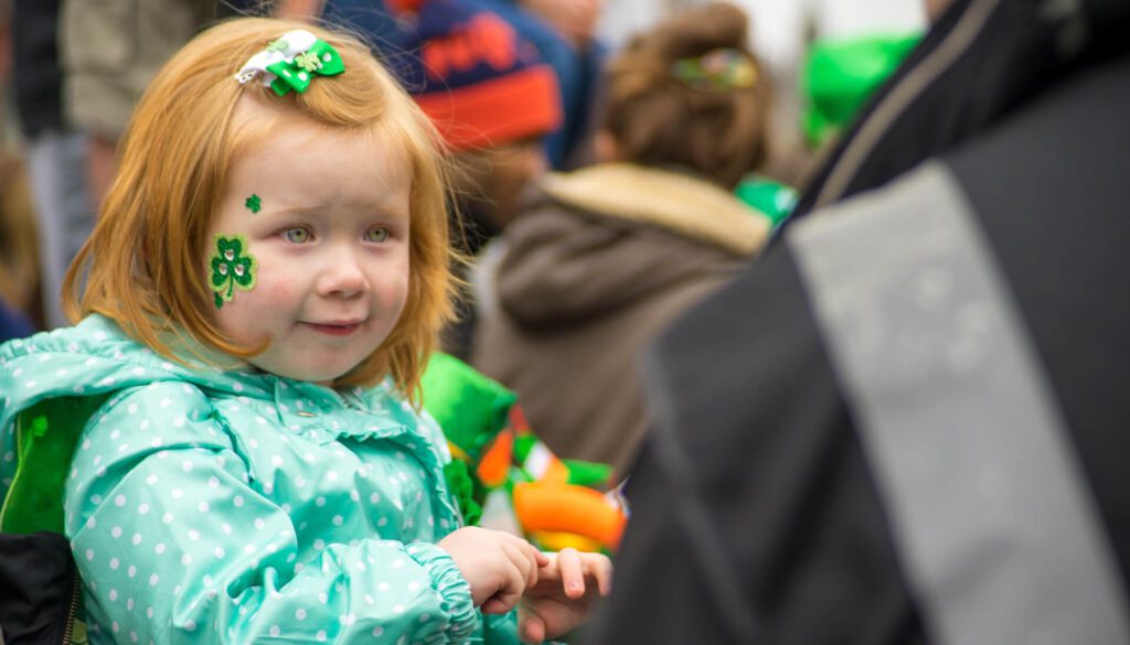 Girl Celebrating St. Patrick's Day, Dublin