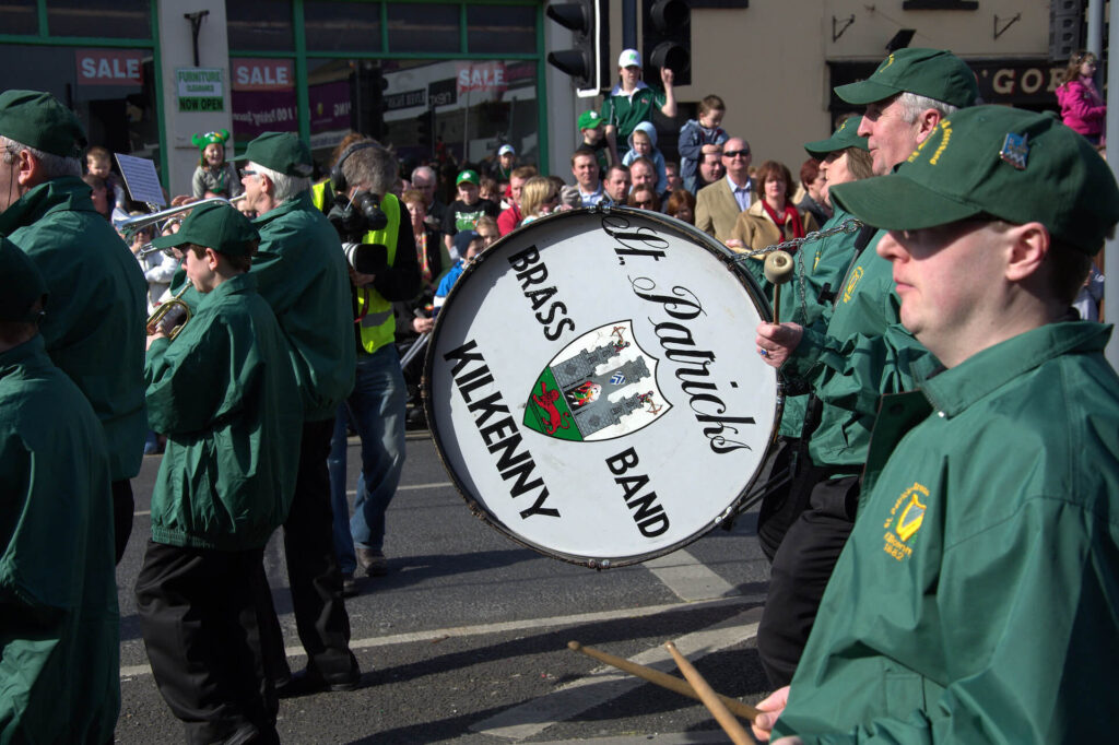 St Patrick's Brass Band in Parade