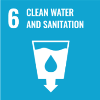Icon representing goal 6 (clean water and sanitation) of the United Nations Sustainable Development Goals, essential for sustainable Ireland Tours.