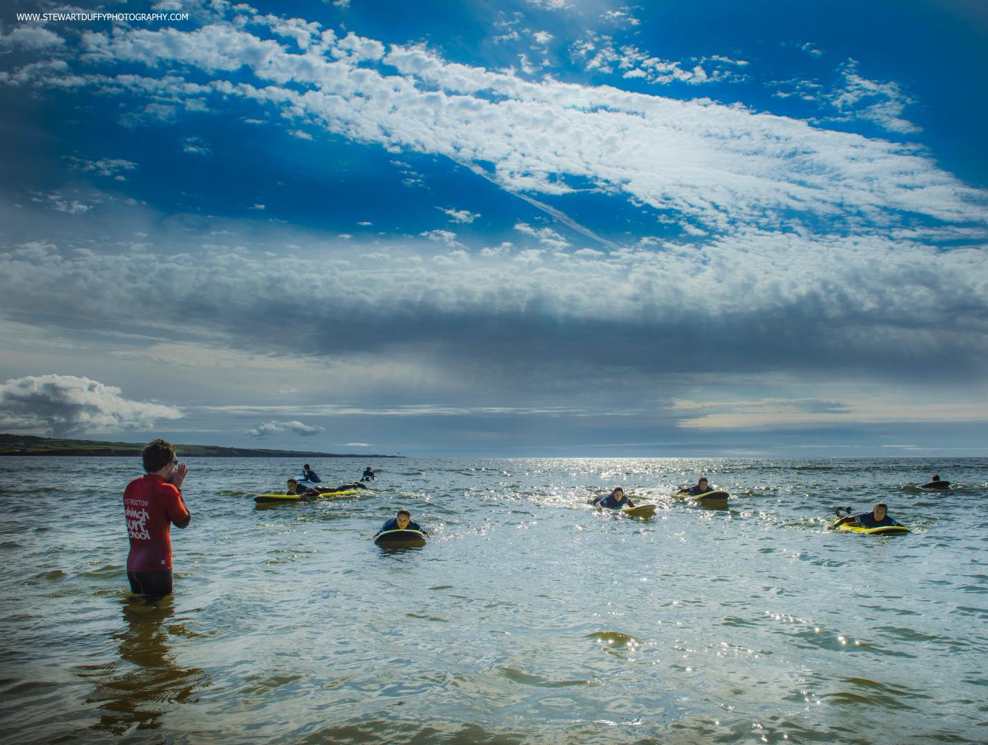 Surfers in Lahinch