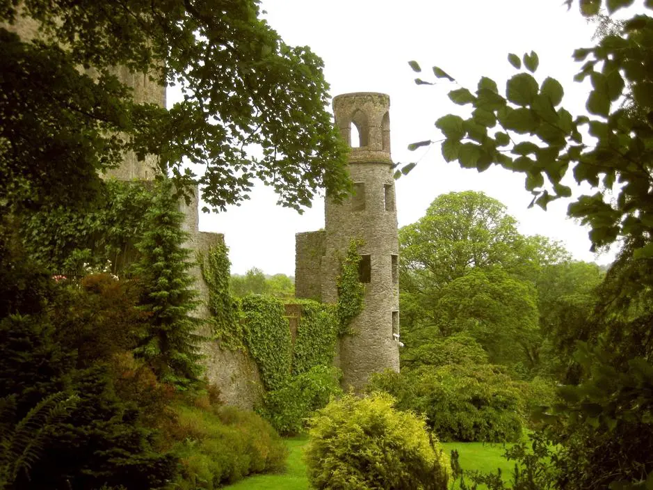 A side view of Blarney Castle