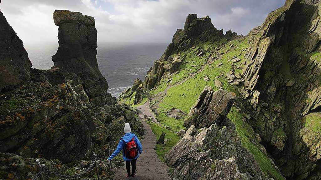 hiker in ireland