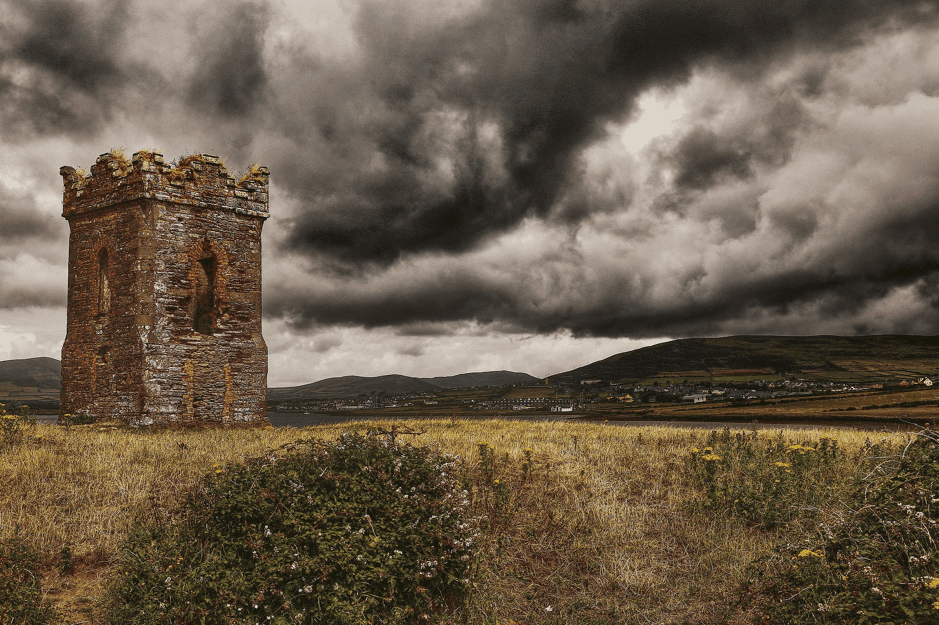 Beautiful scene on the Dingle Peninsula 