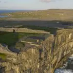 aerial view of Dun Aengus, Inishmore, Aran Islands